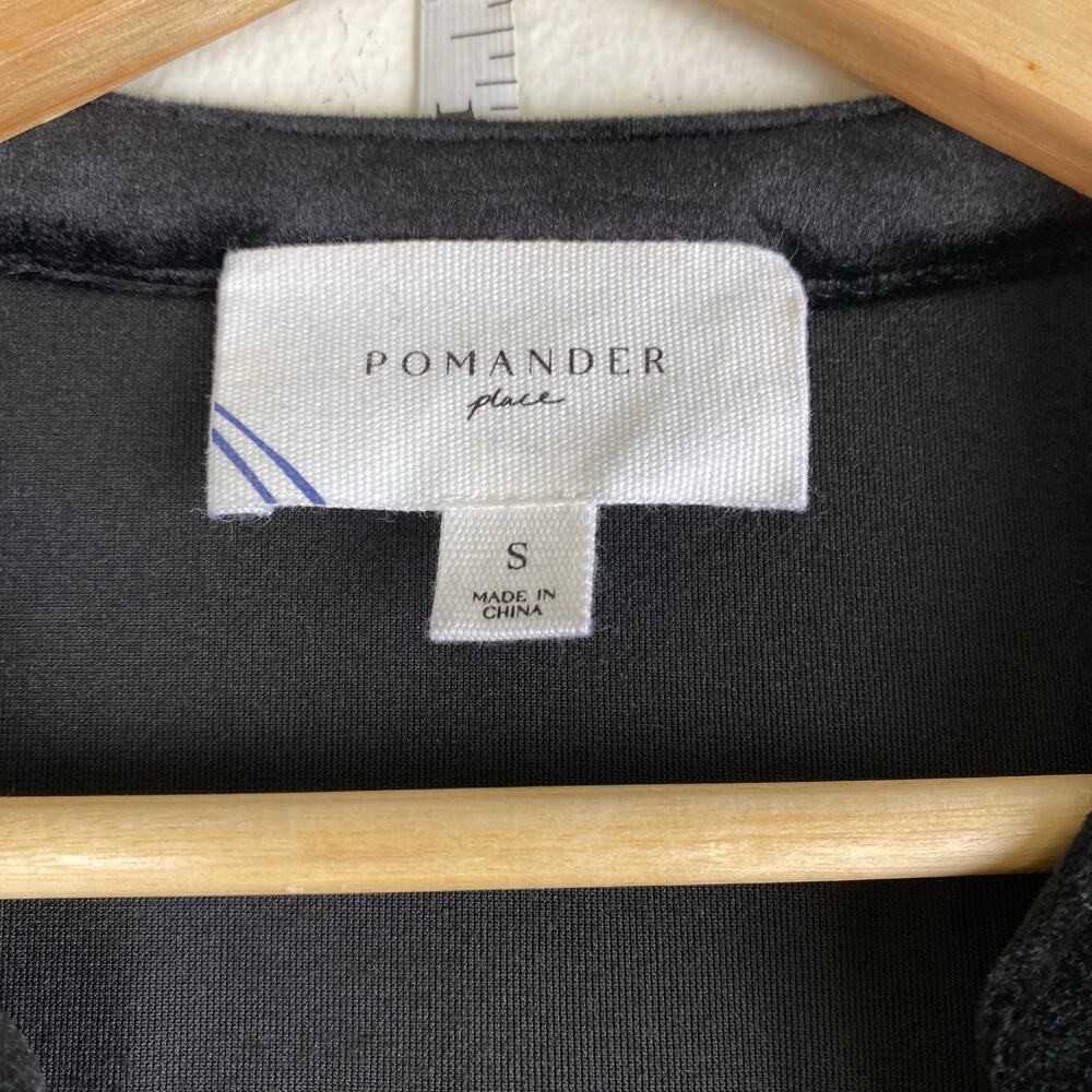 Tuckernuck Pomander Place Kenzo Black Velvet Mini Dress S - Picture 11 of 14